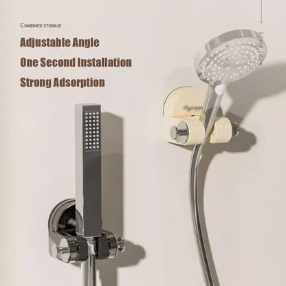 🔥2025 Limited-time Sale 65% OFF🔥 Integrated Suction Cup Shower Rack Wall Mounted Non Perforated Shower Fixture