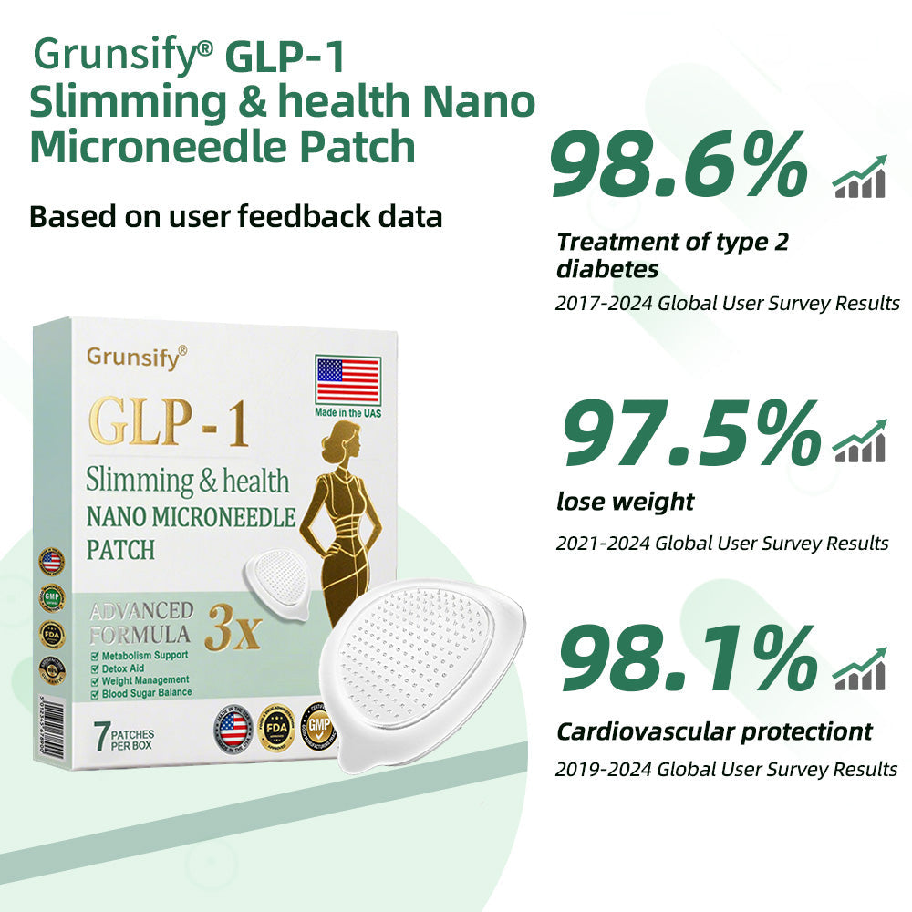80% OFF Final Hours | Grunsify® NIDDK-Tirzepatide Nano Microneedle Patch – FDA Certified Weight Loss Solution