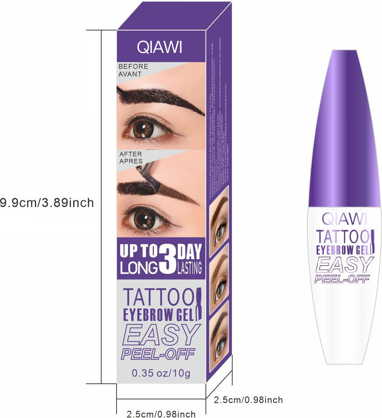🌟New product launch discount 70% OFF🔥Semi-permanent eyebrow tattoo gel⚡Salon-level eyebrow shaping service