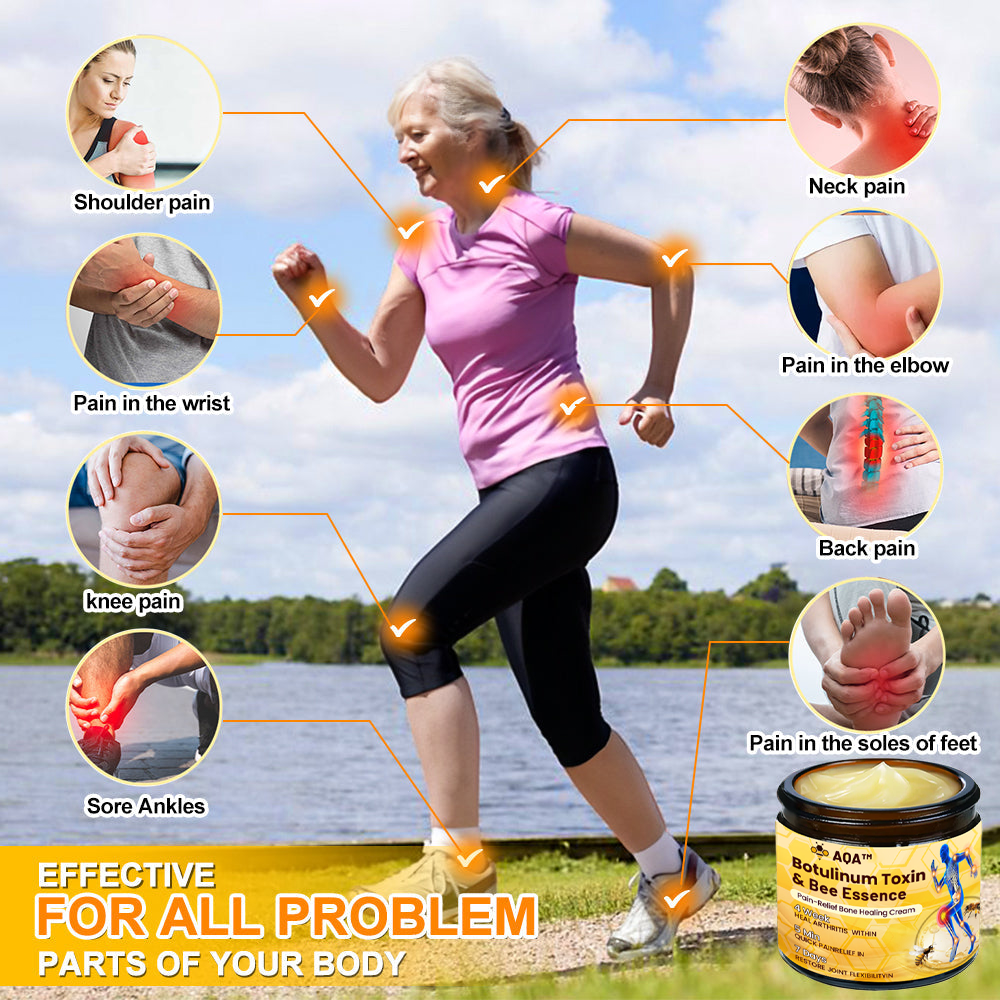 Final Day 79% OFF 🔥AQA™ Botulinum & Bee Essence Pain-Relief Bone Healing Cream